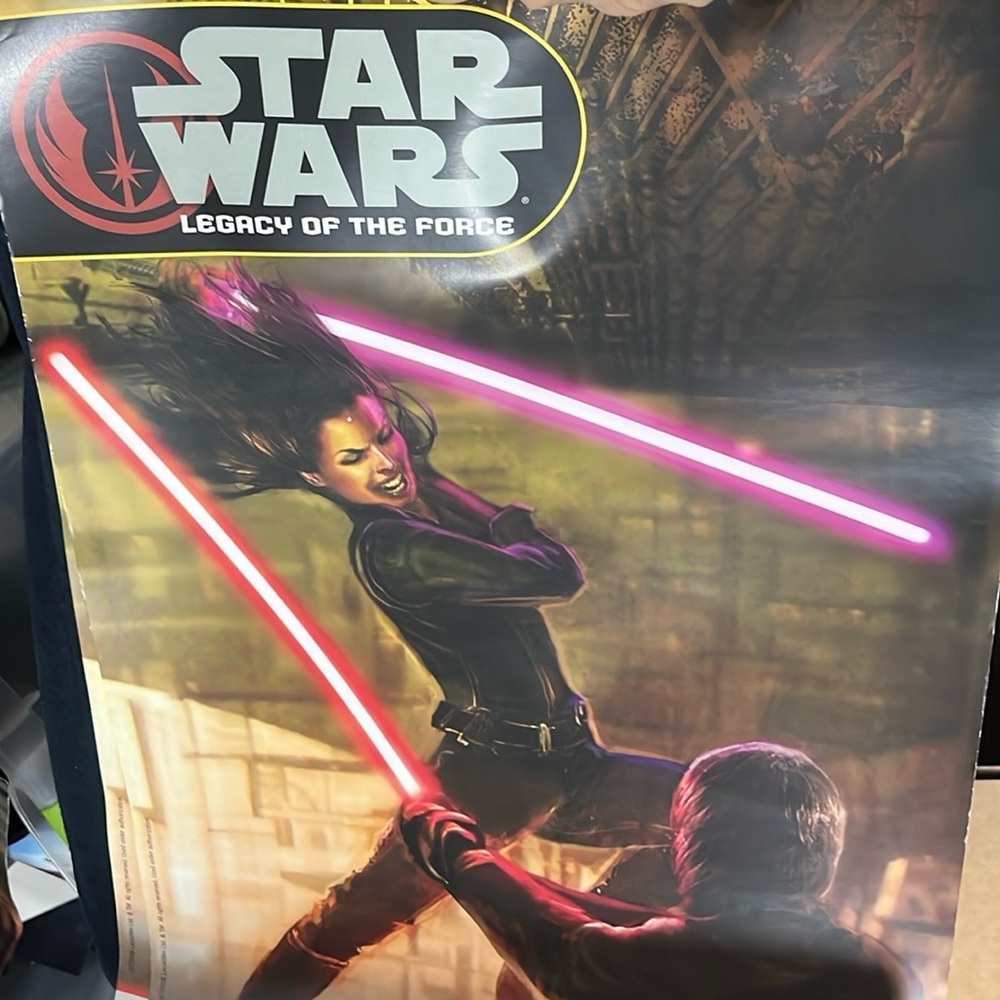 NEW Star Wars Legacy of the force poster exclusive 12 x 19